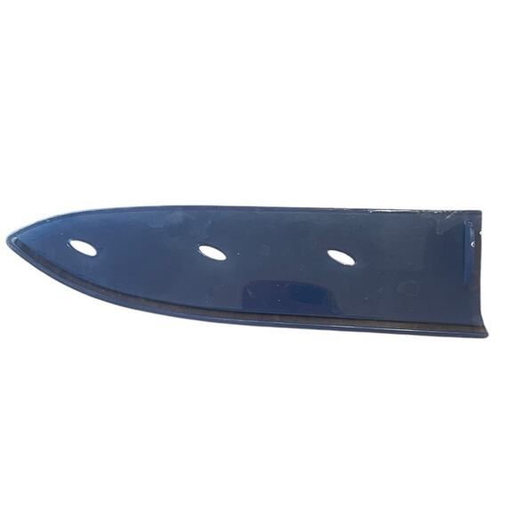 Pampered Chef Coated Chef's Knife 7” Blade Cover Blue #1516 Retired - Picture 2 of 2